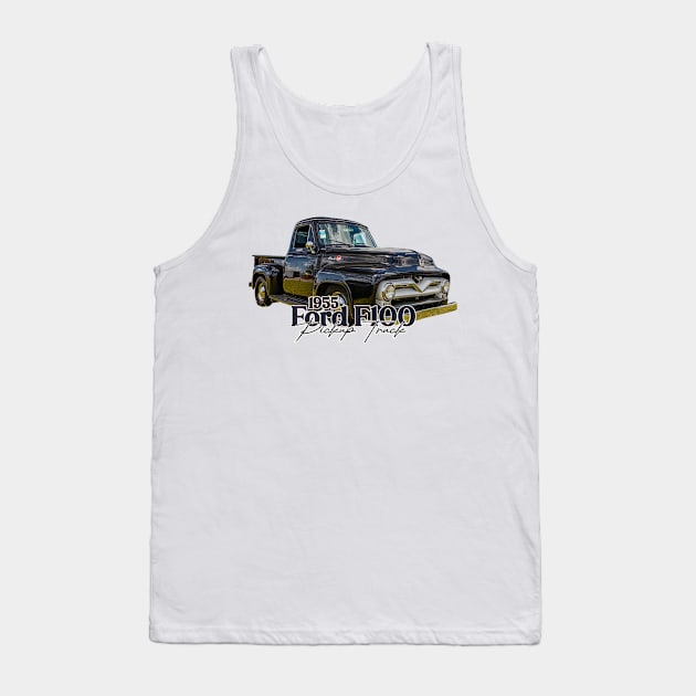 1955 Ford F100 Pickup Truck Tank Top by Gestalt Imagery